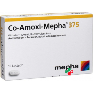 Ко-Амокси Мефа 375 мг 16 таблеток покрытых оболочкой