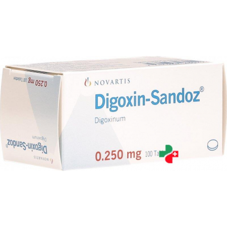 Дигоксин Сандоз 0.25 мг 100 таблеток 