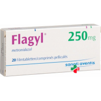 Флагил 250 мг 20 таблеток покрытых оболочкой 