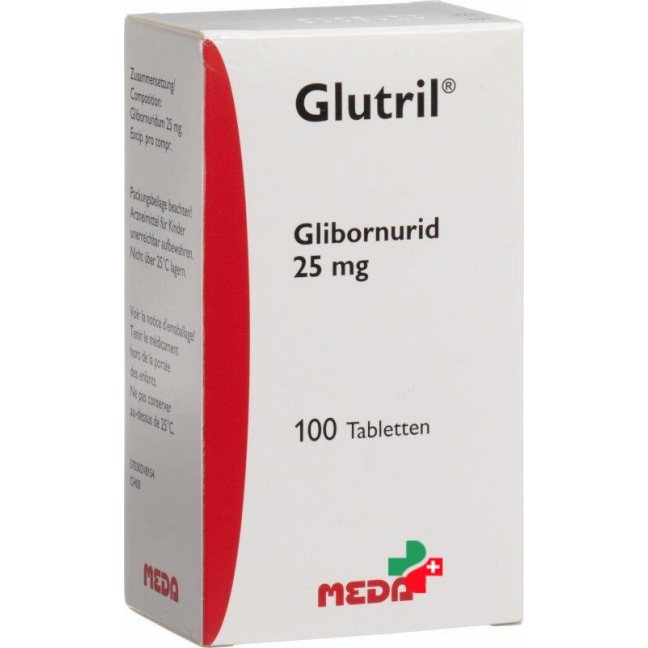 Glutril 25 mg 100 tablets