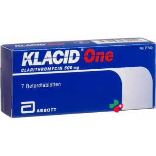 Клацид Oнe 500 мг 7 ретард таблеток 