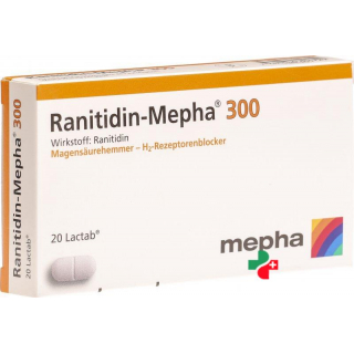 Ранитидин Мефа 300 мг 20 таблеток покрытых оболочкой
