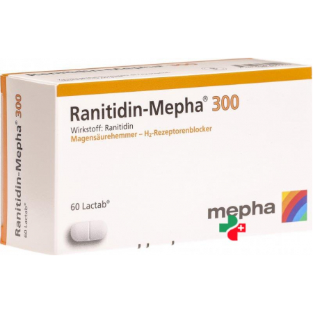 Ранитидин Мефа 300 мг 60 таблеток покрытых оболочкой 