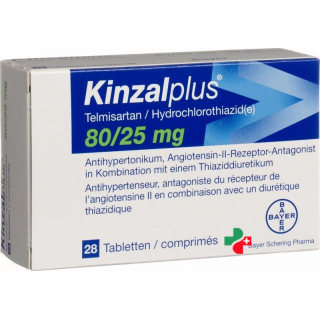 Кинзалплюс 80/25 мг 28 таблеток