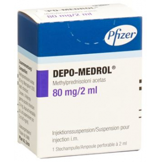 Депо-Медрол суспензия для инъекций 80 мг / 2 мл флакон 2 мл 