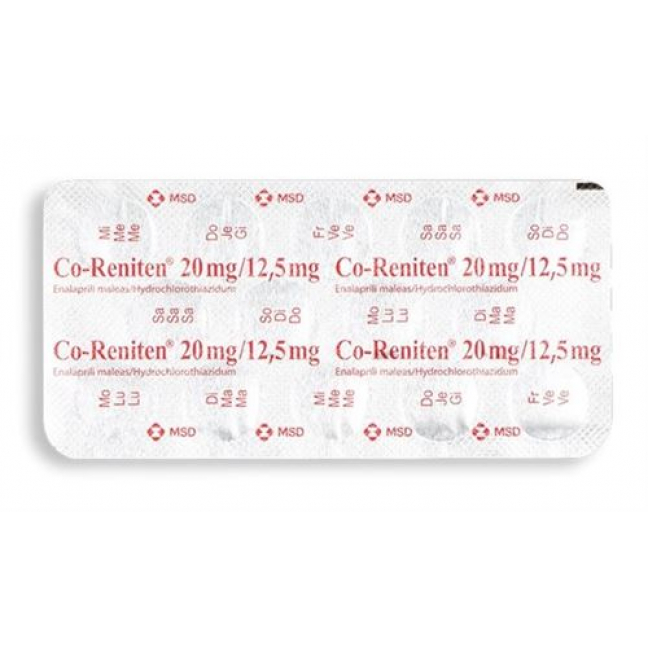 CO Reniten 20/12.5 mg 98 filmtablets