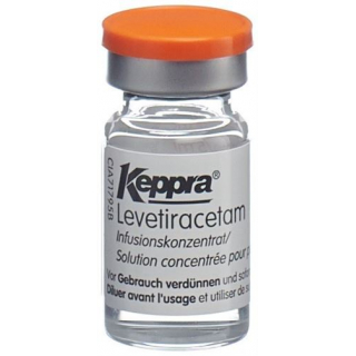 Кеппра инфузионный концентрат 500 мг / 5 мл 10 флаконов по 5 мл