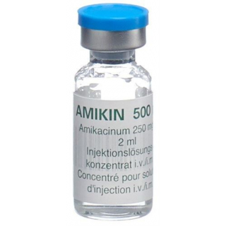 Амикин 500 мг/2 мл 5 флаконов 2 мл раствор для инъекций 