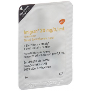 Имигран назальный спрей 6 доз по 20 мг