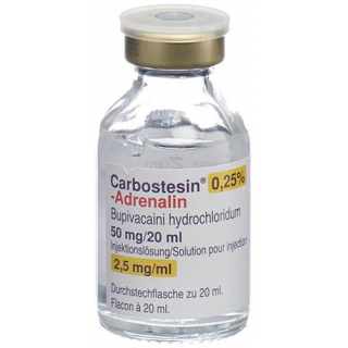 Carbostesin 0.25% Adrenalin 20 ml 5 Ampullen
