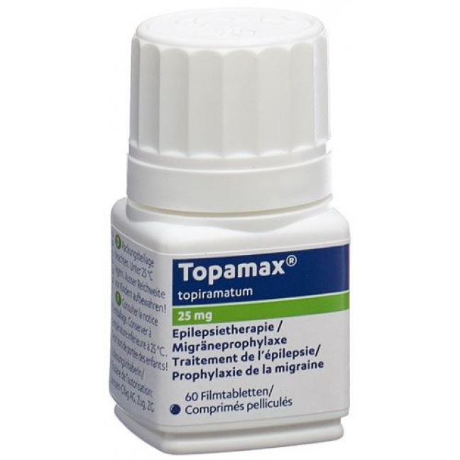 Топамакс 25 мг 60 таблеток 