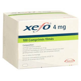 Ксефо 4 мг 100 таблеток покрытых оболочкой