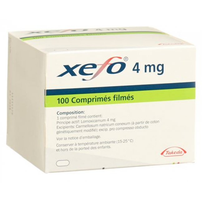 Ксефо 4 мг 100 таблеток покрытых оболочкой