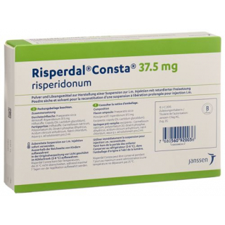 Риспердал Конста суспензия для инъекций 37,5 мг 1 инъекционный набор
