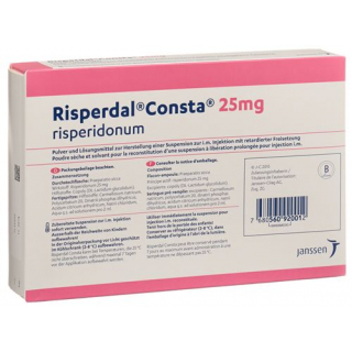 Риспердал Конста суспензия для инъекций 25 мг 1 инъекционный набор
