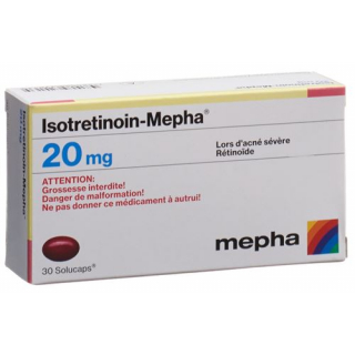 Изотретиноин Мефа 20 мг 30 капсул