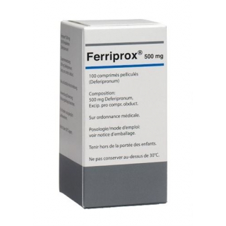 Феррипрокс 500 мг 100 таблеток покрытых оболочкой 