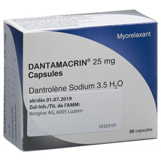 Дантамакрин 25 мг 50 капсул