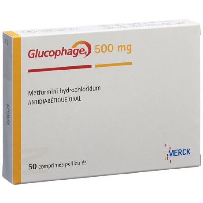 Глюкофаж 500 мг 50 таблеток покрытых оболочкой 