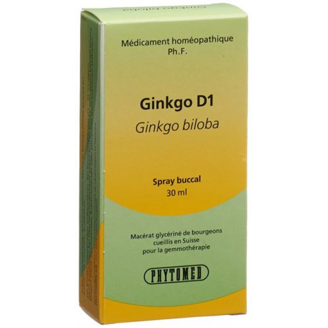 Phytomed Gemmo Ginkgo жидкость D 1 30мл