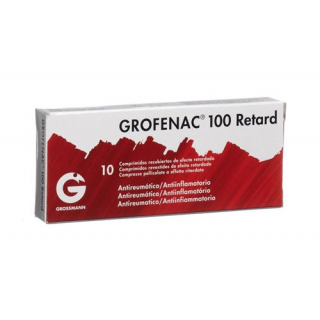Грофенак Ретард 100 мг 100 таблеток покрытых оболочкой