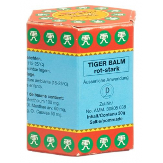 Тигровый бальзам красная мазь сильная 30 грамм