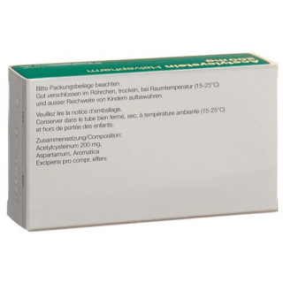 Ацетилцистеин Хелвефарм 200 мг 30 растворимых таблеток