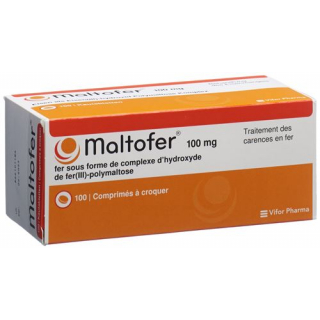 Мальтофер 100 мг 100 жевательных таблеток