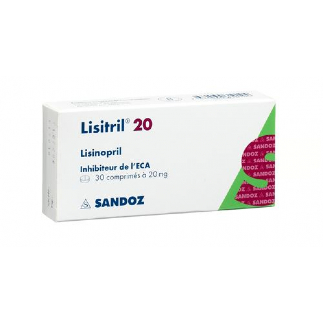 Лизитрил 20 мг 30 таблеток 