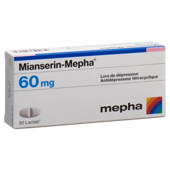 Миансерин Мефа 60 мг 100 таблеток покрытых оболочкой 