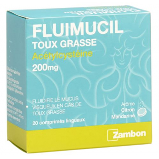 Флуимуцил 200 мг 20 таблеток от кашля 