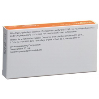Омепразол Хелвефарм 20 мг 14 таблеток покрытых оболочкой