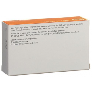 Omeprazol Helvepharm 40 mg 28 filmtablets