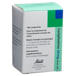 Канифедрин ветеринарный 20 мг 100 таблеток