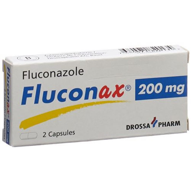 Fluconax 200 mg 2 Kaps