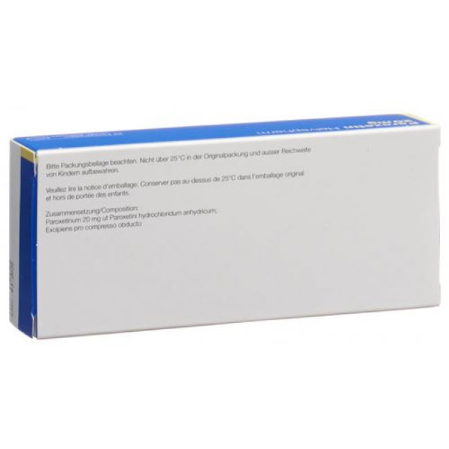 Пароксетин Хелвефарм 20 мг 28 таблеток покрытых оболочкой 