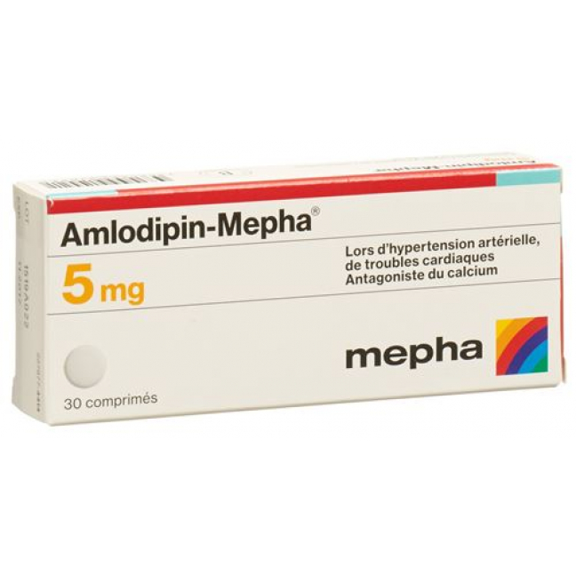 Амлодипин Мефа 5 мг 100 таблеток 
