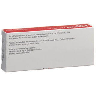 Амлодипин Хелвефарм 5 мг 30 таблеток