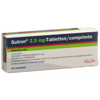 Гутрон 2,5 мг 50 таблеток