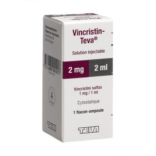 Винкристин Тева раствор для инъекций 2 мг / 2 мл флакон 2 мл 