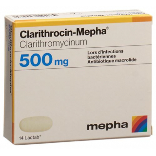 Кларитросин Мефа 500 мг 30 таблеток покрытых оболочкой 