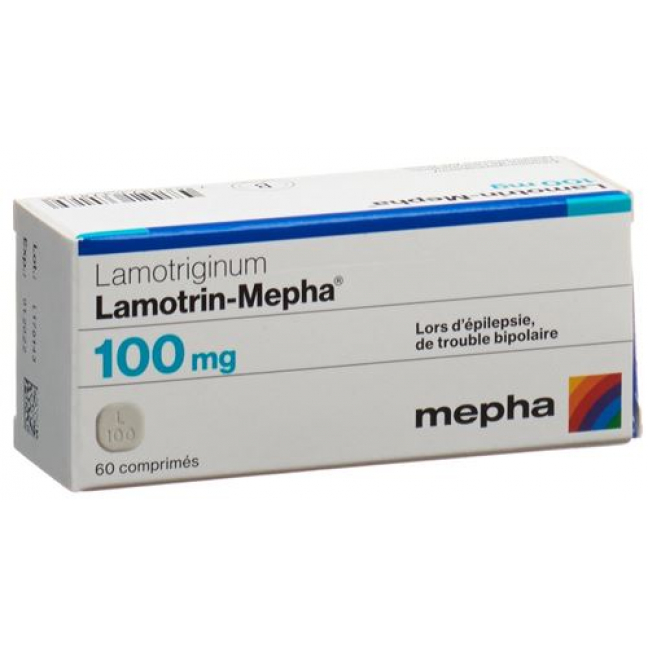 Ламотрин Мефа 100 мг 60 диспергируемых таблеток 