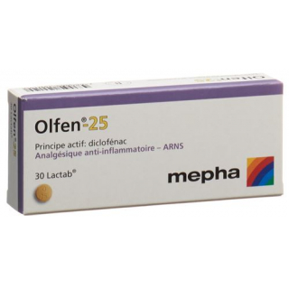 Олфен 25 мг 100 таблеток покрытых оболочкой 