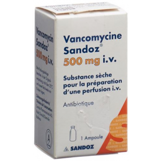 Ванкомицин Сандоз сухое вещество 500 мг