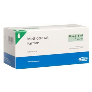 Метотрексат Фармос 20 мг/8 мл 10 флаконов по 8 мл