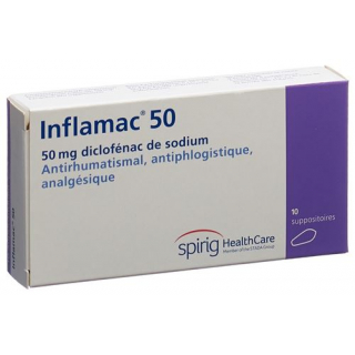 Инфламак 50 мг 10 суппозиториев