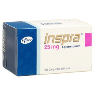 Инспра 25 мг 100 таблеток покрытых оболочкой