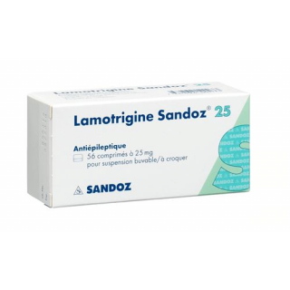 Ламотриджин Сандоз 25 мг 56 диспергируемых таблеток