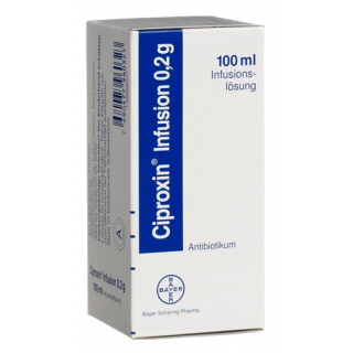 Ципроксин раствор для инфузий 0,2 г 1 флакон 100 мл