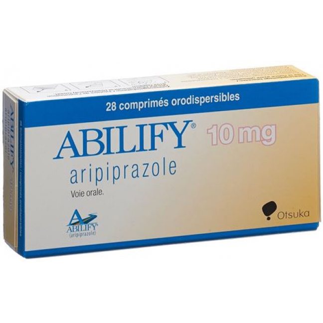 Абилифай 10 мг 28 таблеток диспергируемых в полости рта